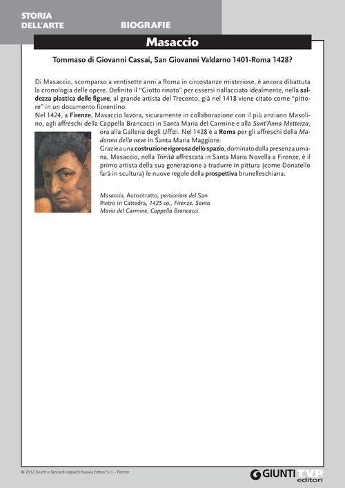 Biografia di Masaccio