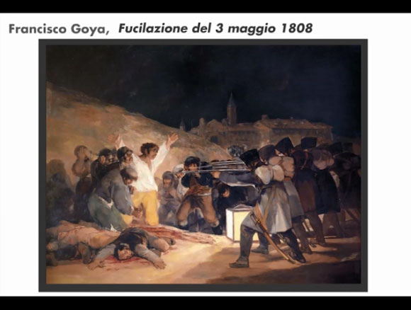 Dentro l'opera: Fucilazione del 3 maggio 1808 (F. Goya)