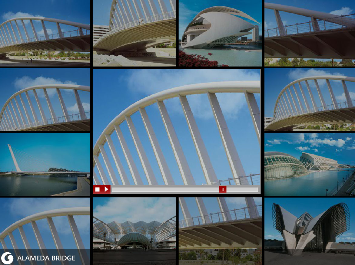 Presentazione dell'opera: Alameda Bridge (S. Calatrava)