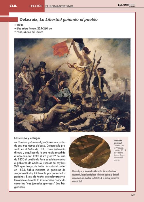 Lección - Delacroix, La Libertad guiando al pueblo