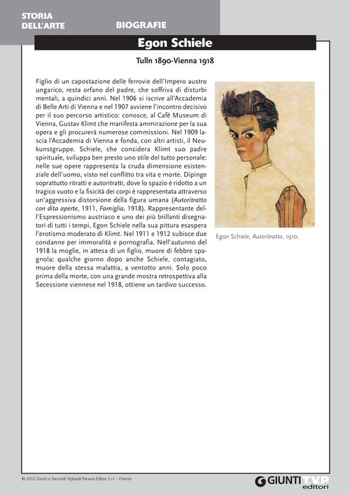 Biografia di Egon Schiele