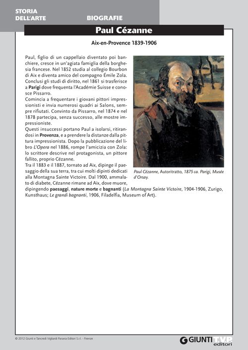 Biografia di Paul Cézanne