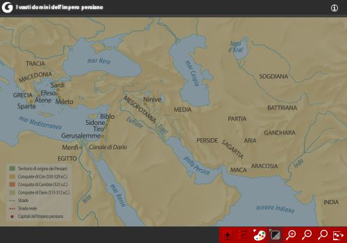 I vasti domini dell’impero persiano
