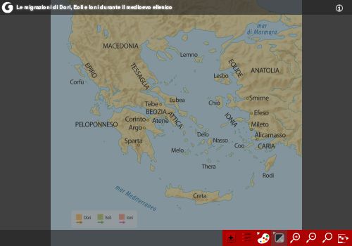 Le migrazioni di Dori, Eoli e Ioni durante il medioevo ellenico