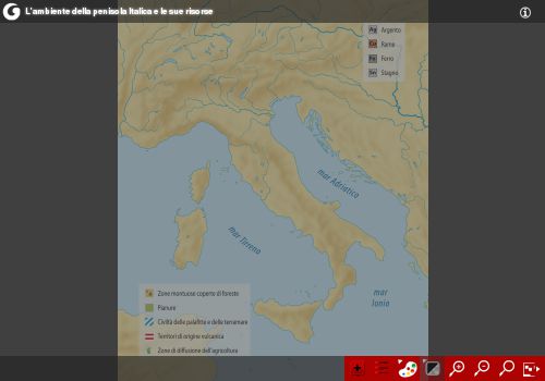 L'ambiente della penisola italica e le sue risorse