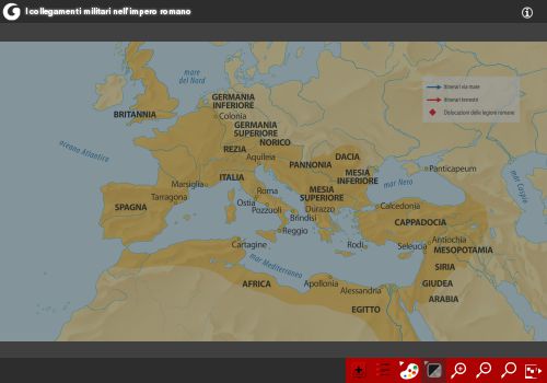 I collegamenti militari nell'impero romano