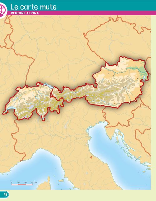 Regione Alpina: carta muta