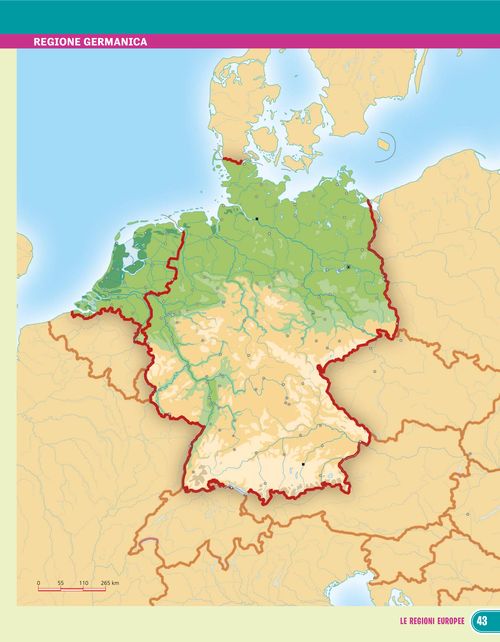 Regione Germanica: carta muta