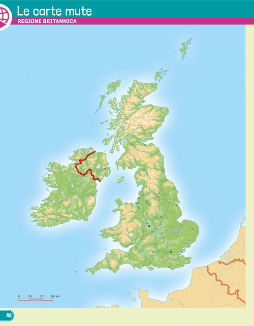 Regione Britannica: carta muta
