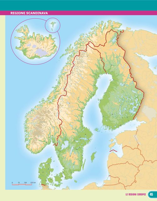 Regione Scandinava: carta muta