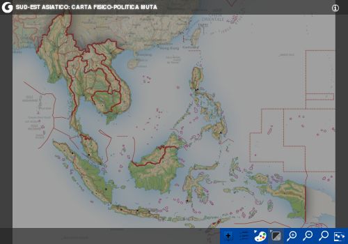 Sud-Est asiatico: carta interattiva