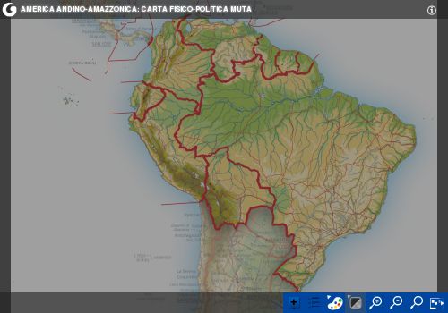 America Andino-amazzonica: carta interattiva