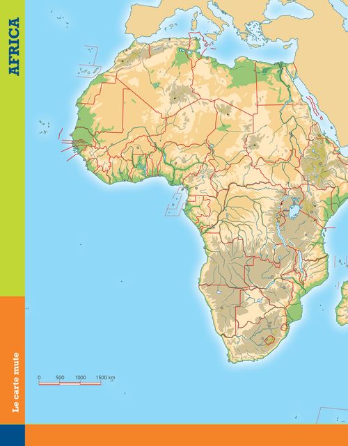 Africa: carta muta