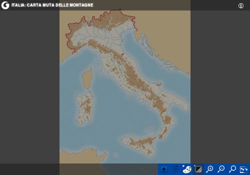 Montagne in Italia: carta interattiva