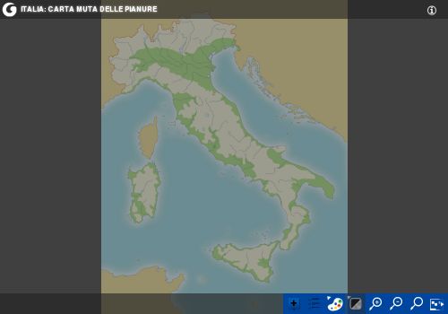 Pianure in Italia: carta interattiva