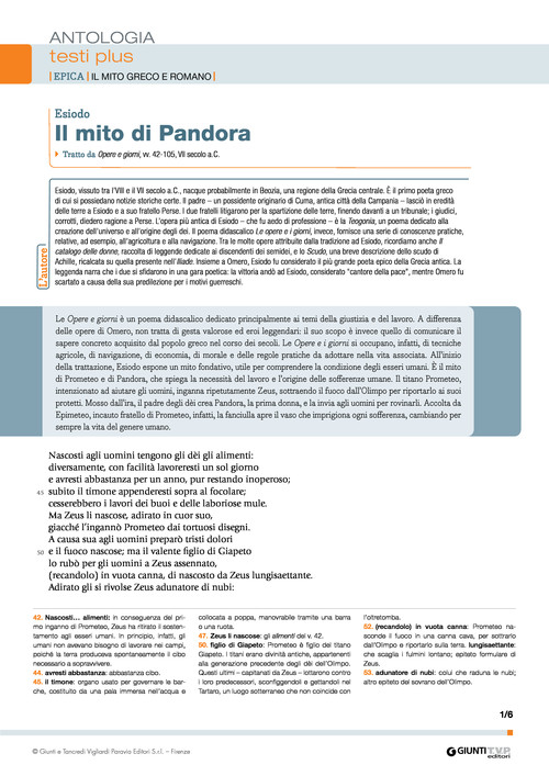Il mito di Pandora (Esiodo)