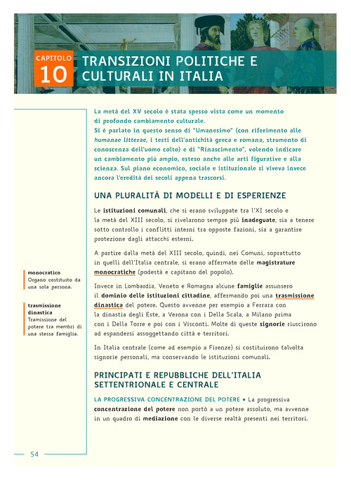 Transizioni politiche e culturali in Italia