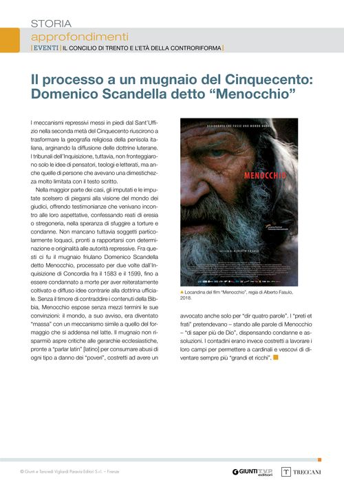 Il processo a un mugnaio del Cinquecento: Domenico Scandella detto “Menocchio”