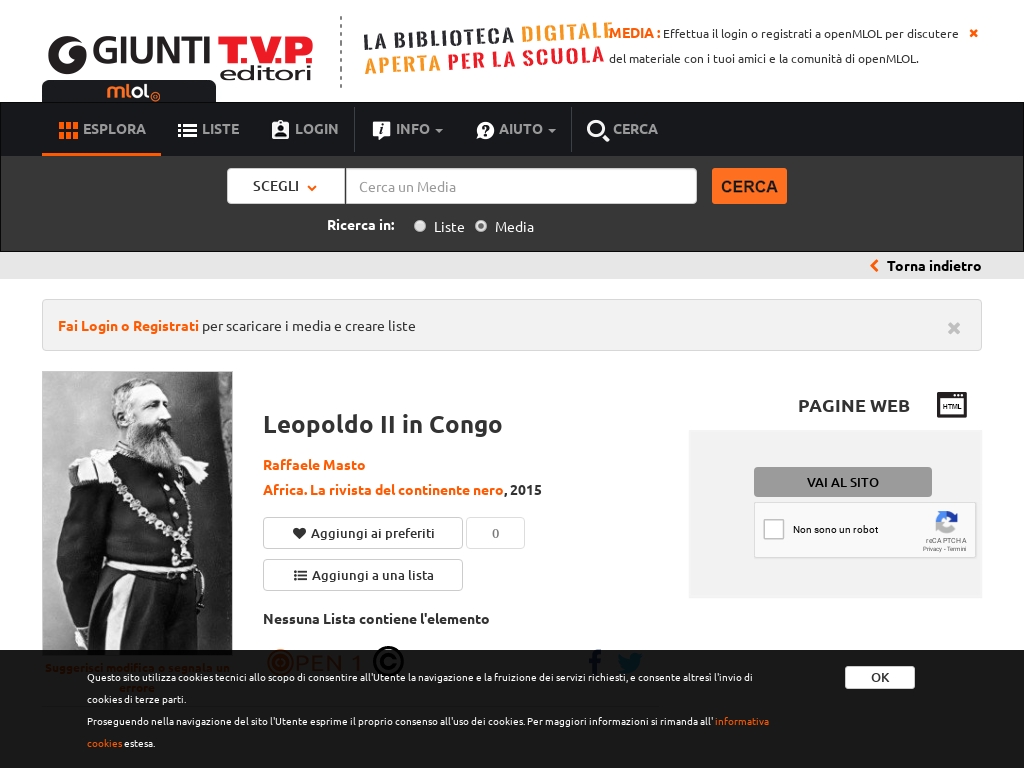 Leopoldo II in Congo