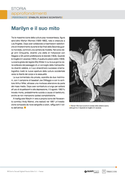 Marilyn e il suo mito