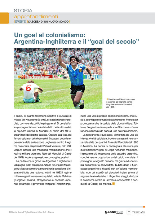 Un goal al colonialismo: Argentina-Inghilterra e il "goal del secolo"