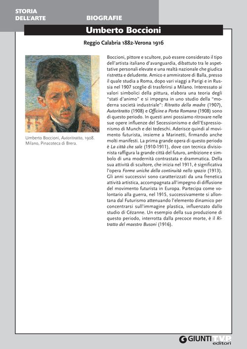 Biografia di Umberto Boccioni