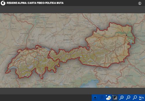 Regione Alpina: carta interattiva