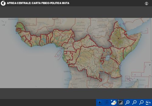 Africa Centrale: carta interattiva