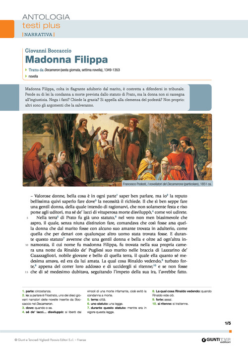 Madonna Filippa (G. Boccaccio)