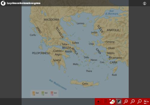 La prima colonizzazione greca