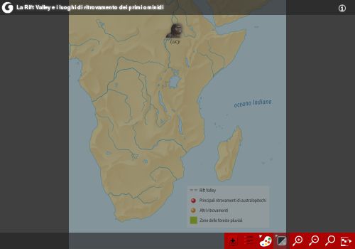 La Rift Valley e i luoghi di ritrovamento dei primi ominidi