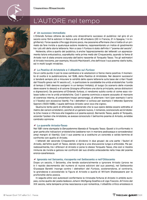 L'autore nel tempo - Ludovico Ariosto