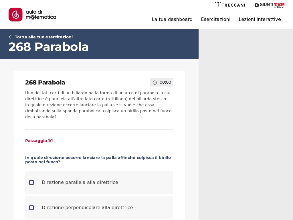 Esercizio 268 - Parabola