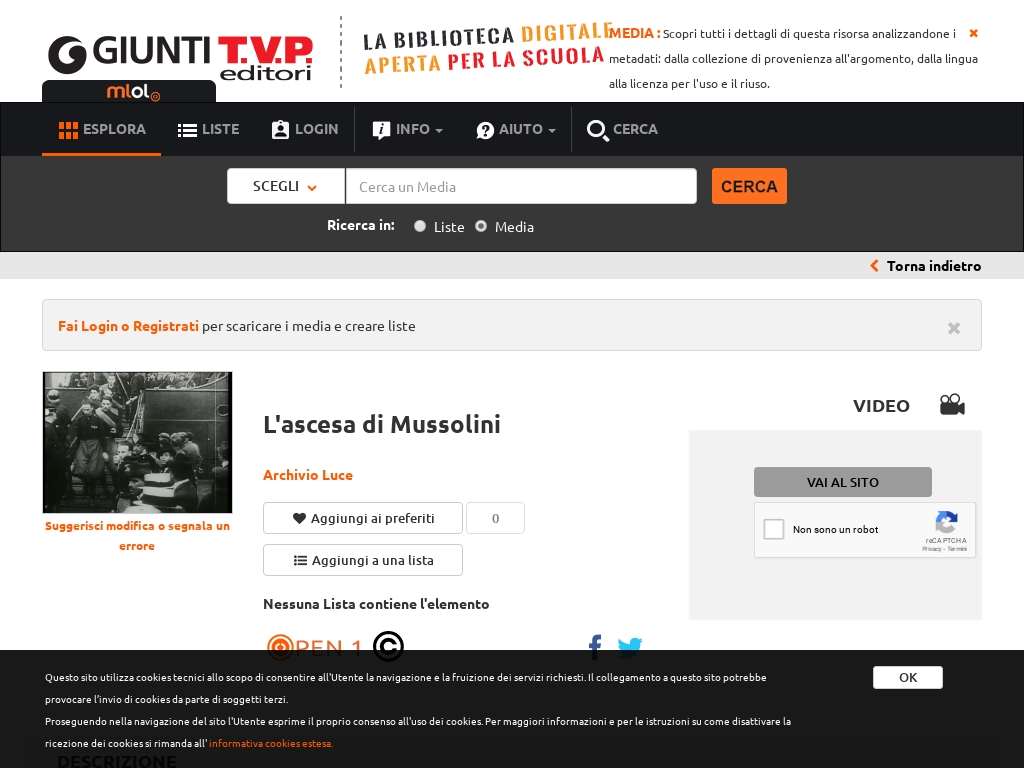 L’ascesa di Mussolini
