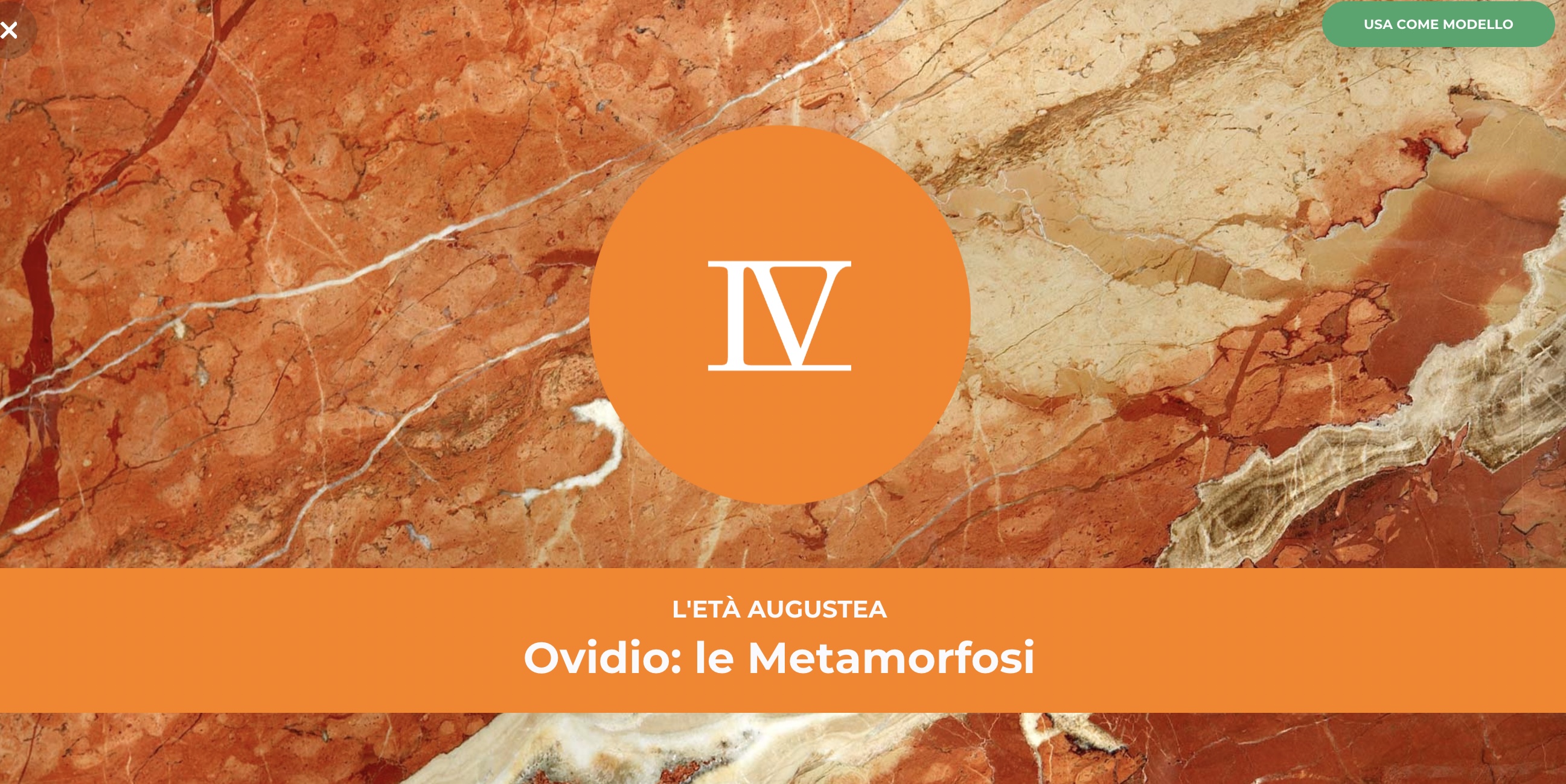 Ovidio: le Metamorfosi