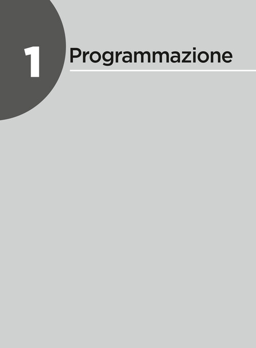 Programmazione - volume 1