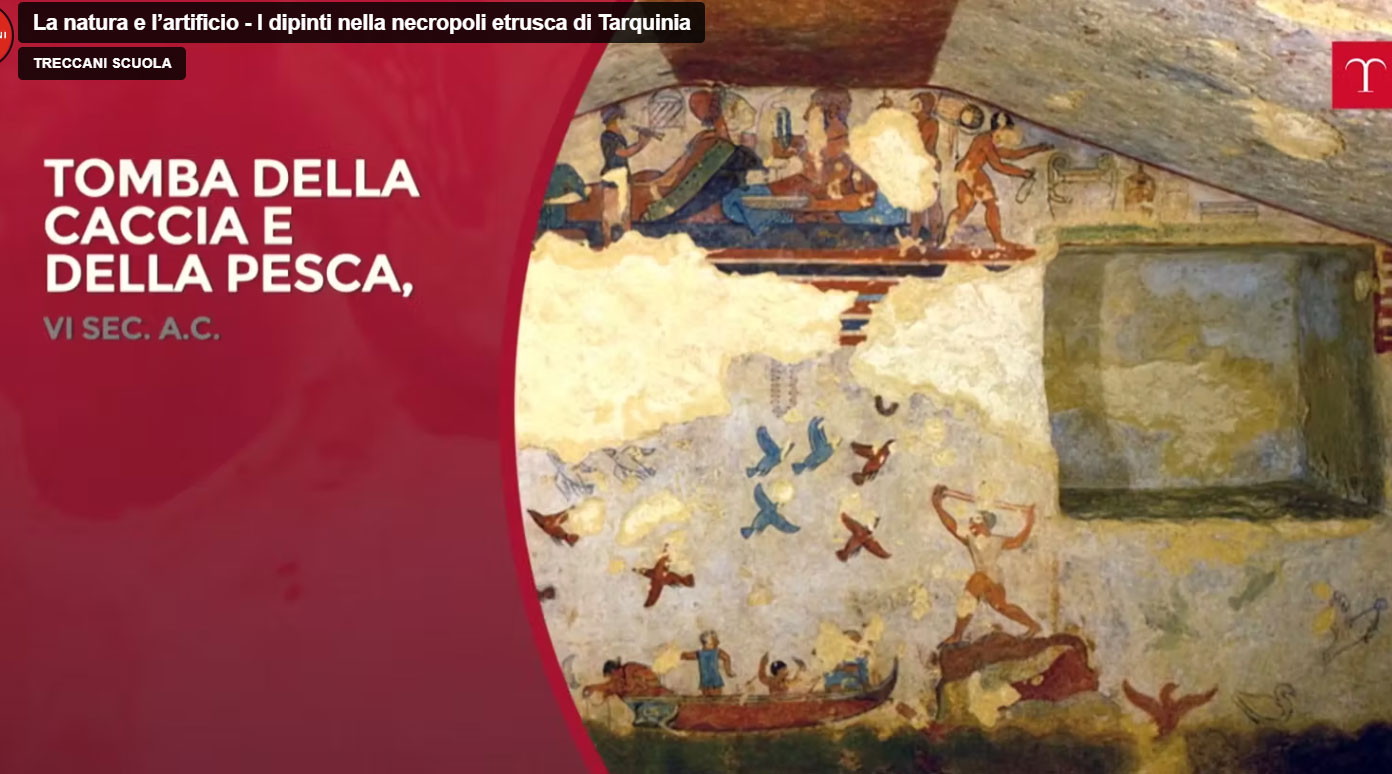 I dipinti nella necropoli etrusca di Tarquinia