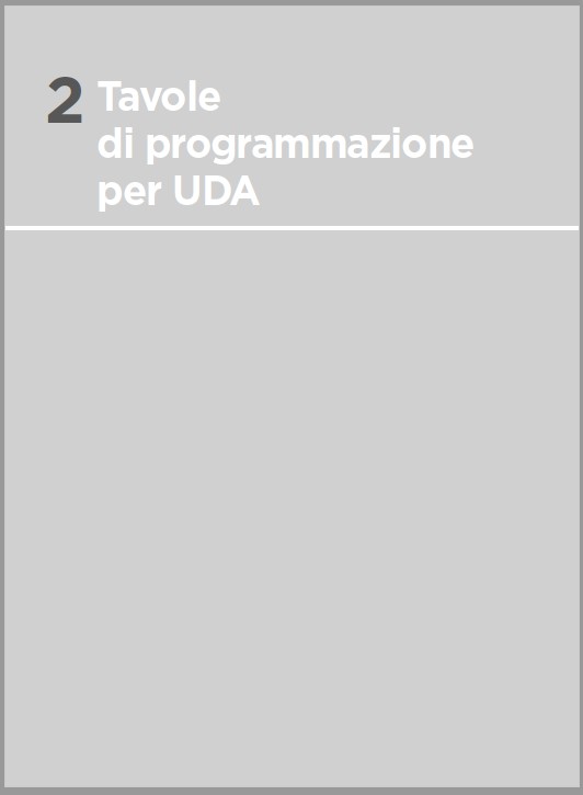 Tavole di programmazione per UDA