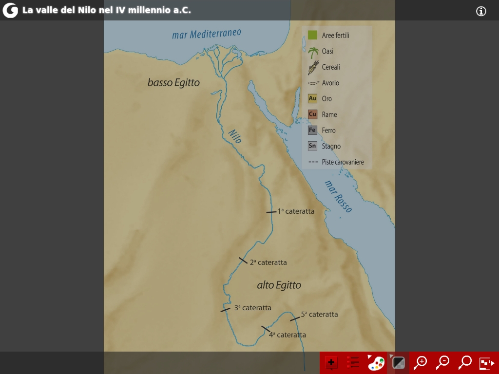 La valle del Nilo nel IV millennio a.C.