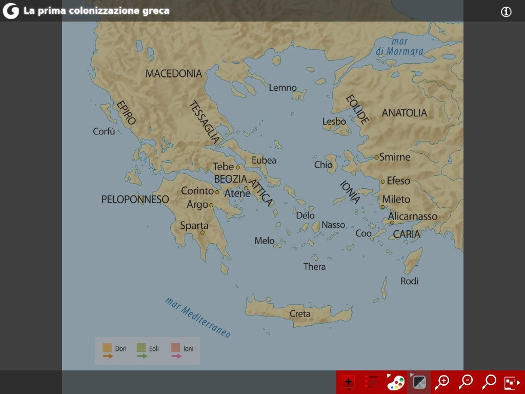 La prima colonizzazione greca